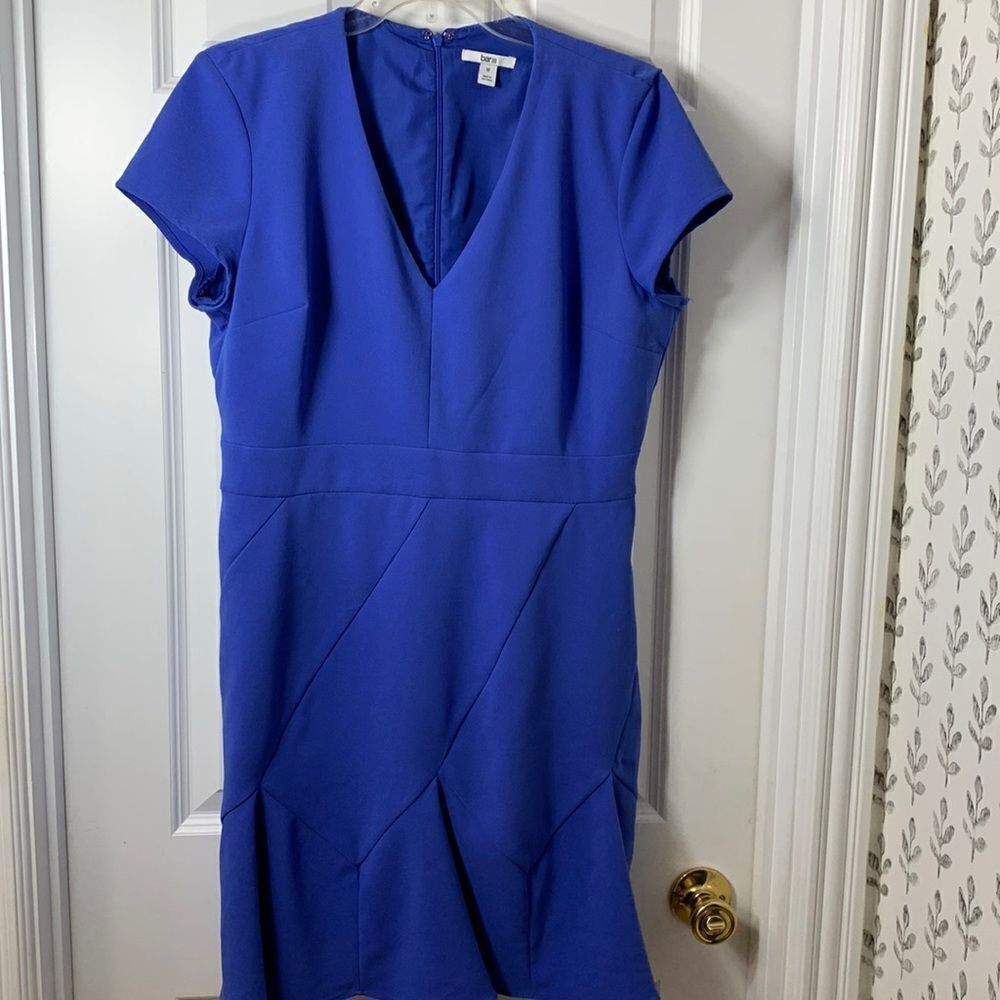 Bar III Size 12 Royal Blue dress with unique swing bottom